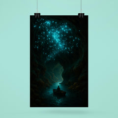 Waitomo Glowworm Caves New Zealand poster 6