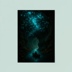 Waitomo Glowworm Caves New Zealand poster 8