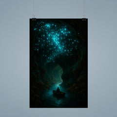 Waitomo Glowworm Caves New Zealand poster 9