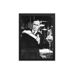 Wallace Carothers framed print on a plain backdrop in size 12"x16".