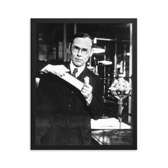 Wallace Carothers framed print on a plain backdrop in size 16"x20".