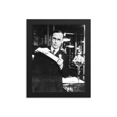 Wallace Carothers framed print on a plain backdrop in size 8"x10".