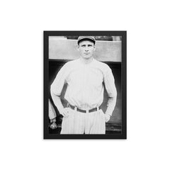 Wally Pipp framed print on a plain backdrop in size 12"x16".