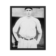 Wally Pipp framed print on a plain backdrop in size 16"x20".