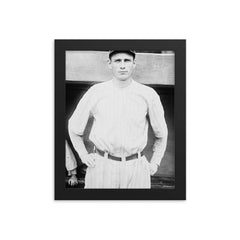 Wally Pipp framed print on a plain backdrop in size 8"x10".