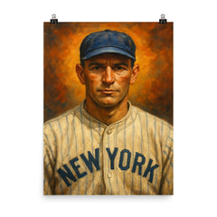 Wally Pipp poster on a plain backdrop in size 8"x10".