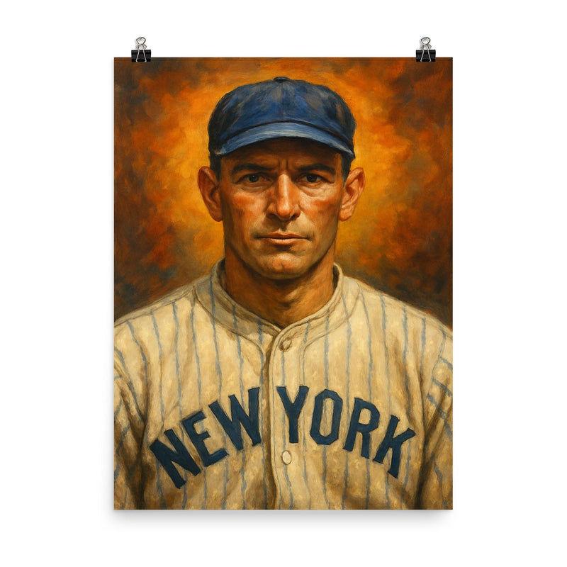 Wally Pipp poster on a plain backdrop in size 8
