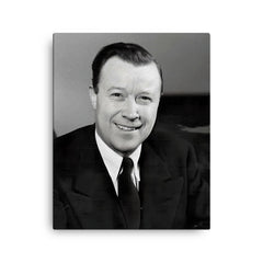 Walter Reuther canvas print on a plain backdrop in size 16"x20".