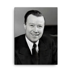 Walter Reuther canvas print on a plain backdrop in size 18"x24".