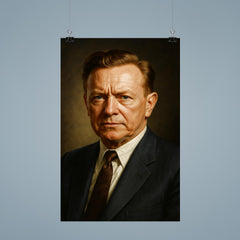 Walter Reuther portrait poster 9