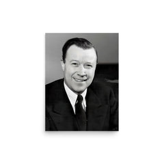 Walter Reuther poster on a plain backdrop in size 12"x16".