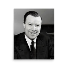 Walter Reuther poster on a plain backdrop in size 16"x20".