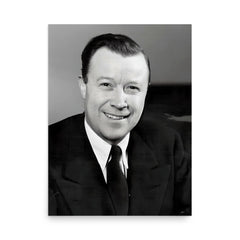 Walter Reuther poster on a plain backdrop in size 18"x24".