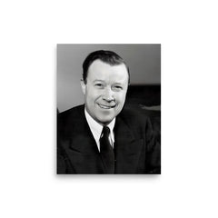 Walter Reuther poster on a plain backdrop in size 8"x10".