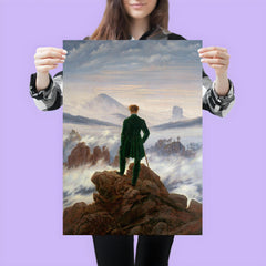 Wanderer Above the Sea of Fog by Caspar David Friedrich, 1818 poster 3