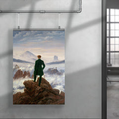 Wanderer Above the Sea of Fog by Caspar David Friedrich, 1818 poster 4
