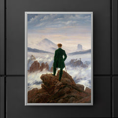 Wanderer Above the Sea of Fog by Caspar David Friedrich, 1818 poster 5