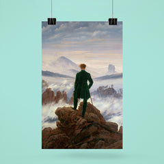 Wanderer Above the Sea of Fog by Caspar David Friedrich, 1818 poster 6