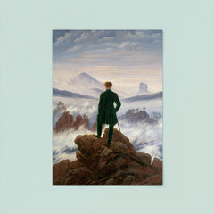 Wanderer Above the Sea of Fog by Caspar David Friedrich, 1818 poster 8
