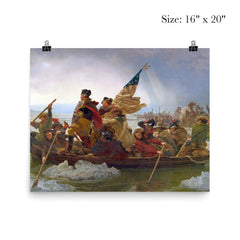 Washington Crossing the Delaware poster mockup 2
