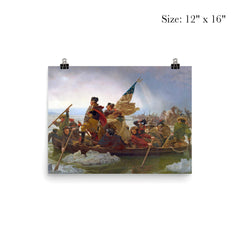 Washington Crossing the Delaware poster mockup 3