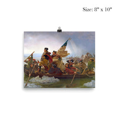 Washington Crossing the Delaware poster mockup 4