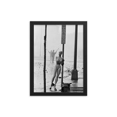 Washington D.C. the Morning After Martin Luther King's Assassination, April 5, 1968 framed print on a plain backdrop in size 12"x16".