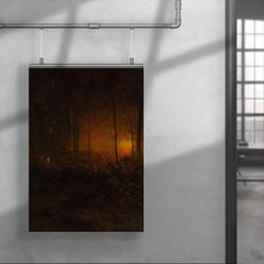 Watching the Sun Glow by George Inness, 1887 poster 4