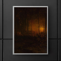 Watching the Sun Glow by George Inness, 1887 poster 5