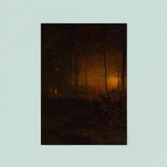 Watching the Sun Glow by George Inness, 1887 poster 8