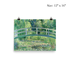 Water Lilies and the Japanese Bridge by Claude Monet poster 3