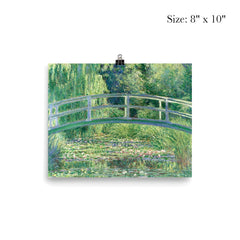 Water Lilies and the Japanese Bridge by Claude Monet poster 4