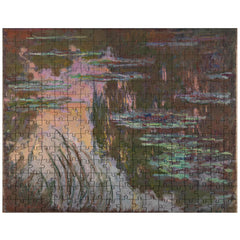 Water-Lilies, Setting Sun by Claude Monet jigsaw puzzle