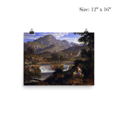 Waterfalls at Subiaco by Joseph Anton Koch, c. 1812-1813 poster 3