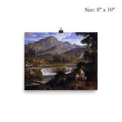 Waterfalls at Subiaco by Joseph Anton Koch, c. 1812-1813 poster 4