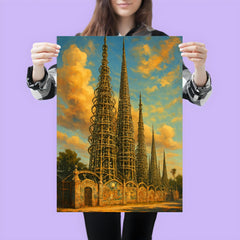 Watts Towers Los Angeles USA poster 3