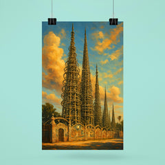 Watts Towers Los Angeles USA poster 6