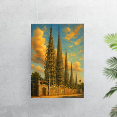 Watts Towers Los Angeles USA poster 7