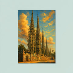 Watts Towers Los Angeles USA poster 8