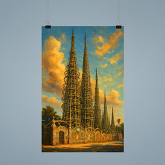 Watts Towers Los Angeles USA poster 9