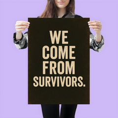 We come from survivors poster 3