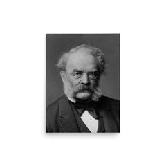 Werner von Siemens poster on a plain backdrop in size 12"x16".