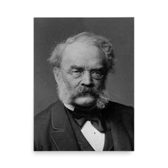 Werner von Siemens poster on a plain backdrop in size 18"x24".