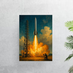 Wernher von Braun excluded replace with Robert Goddard launch poster 7