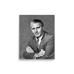 Wernher von Braun poster on a plain backdrop in size 8"x10".