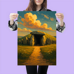 West Kennet Long Barrow Wiltshire England poster 3