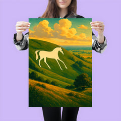 Westbury White Horse England poster 3