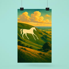 Westbury White Horse England poster 6