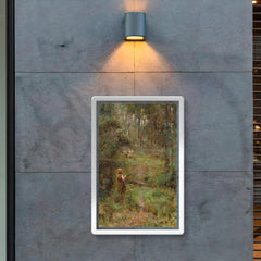 What the Little Girl Saw in the Bush by Frederick McCubbin, 1904 poster 2