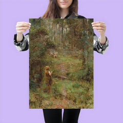 What the Little Girl Saw in the Bush by Frederick McCubbin, 1904 poster 3